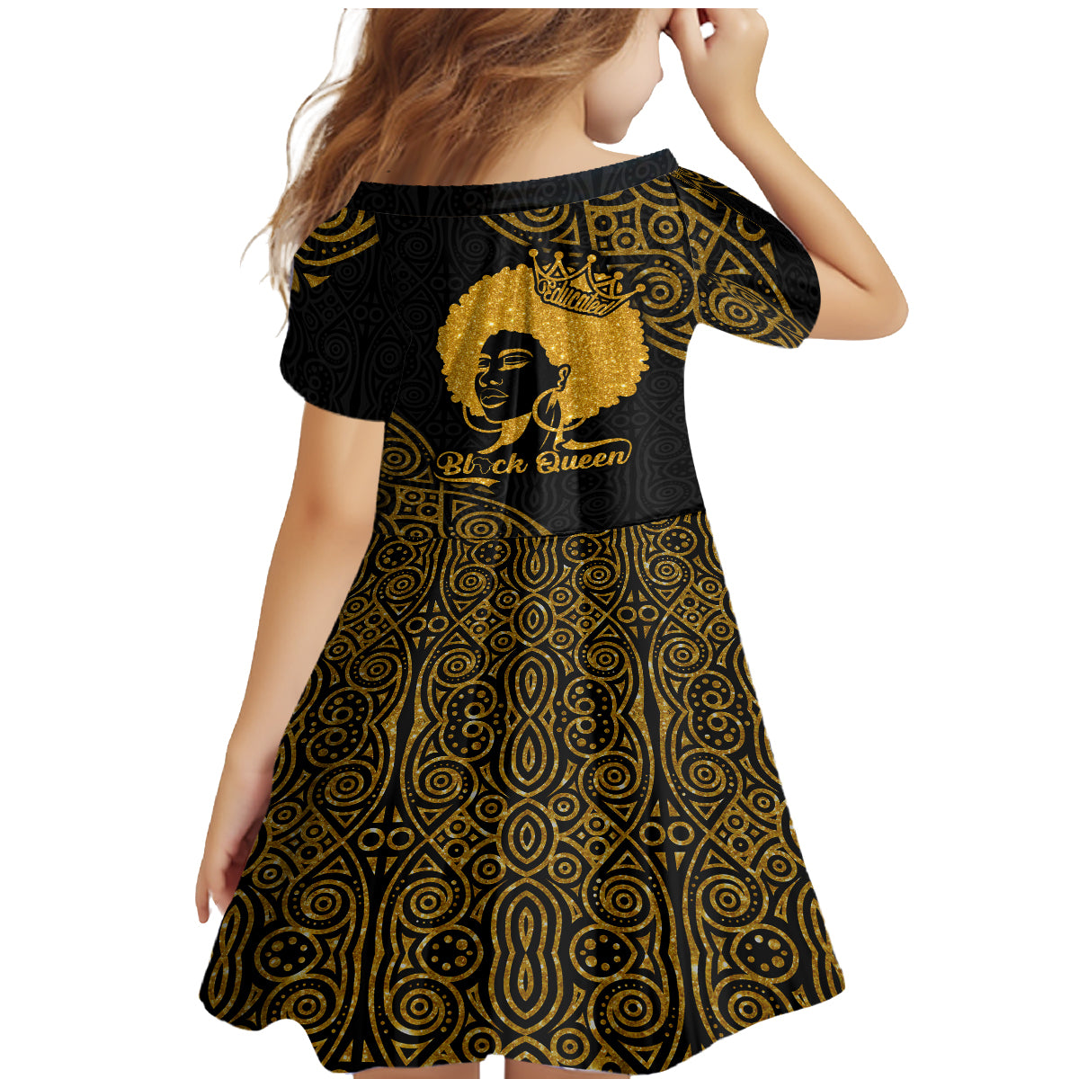 Educated Black Queen Family Matching Mermaid Dress and Hawaiian Shirt African Women - Wonder Print Shop