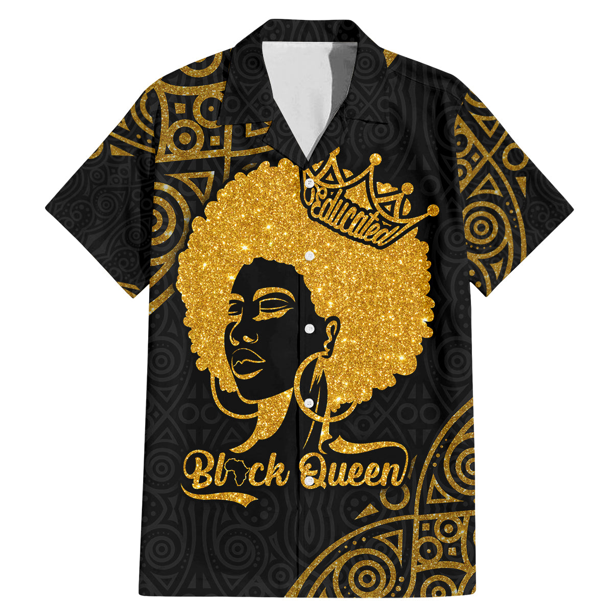 Educated Black Queen Family Matching Mermaid Dress and Hawaiian Shirt African Women - Wonder Print Shop