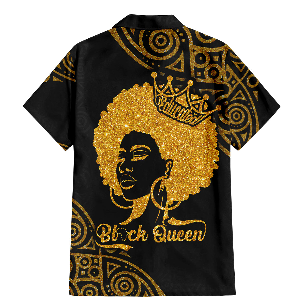 Educated Black Queen Family Matching Mermaid Dress and Hawaiian Shirt African Women - Wonder Print Shop