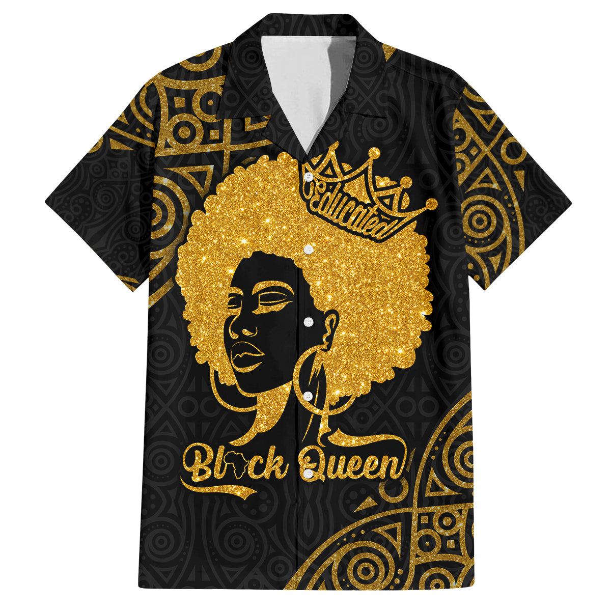 Educated Black Queen Family Matching Puletasi Dress and Hawaiian Shirt African Women - Wonder Print Shop