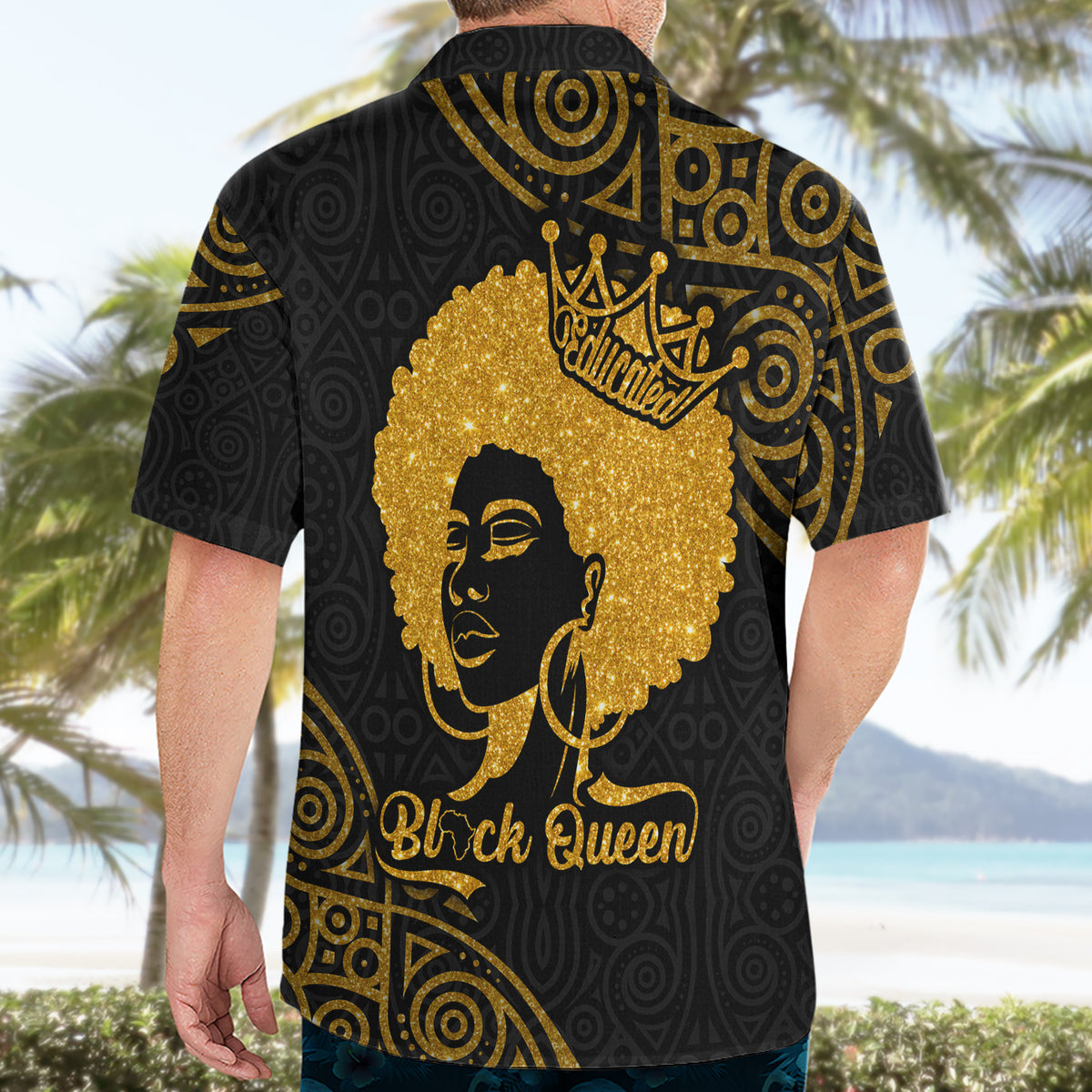 Educated Black Queen Hawaiian Shirt African Women - Wonder Print Shop