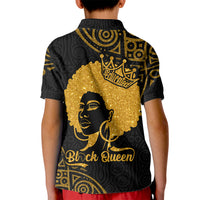 Educated Black Queen Kid Polo Shirt African Women - Wonder Print Shop