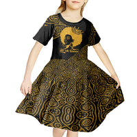 Educated Black Queen Kid Short Sleeve Dress African Women - Wonder Print Shop