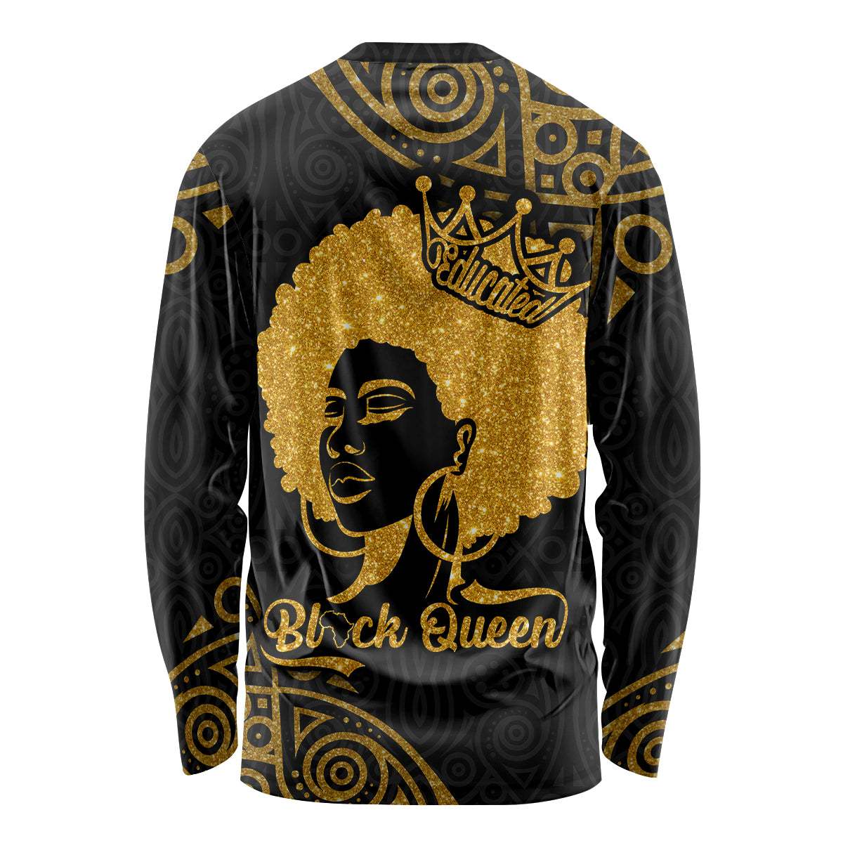 Educated Black Queen Long Sleeve Shirt African Women - Wonder Print Shop