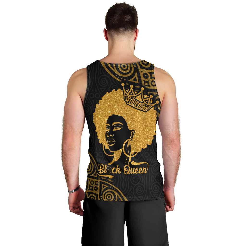 Educated Black Queen Men Tank Top African Women - Wonder Print Shop