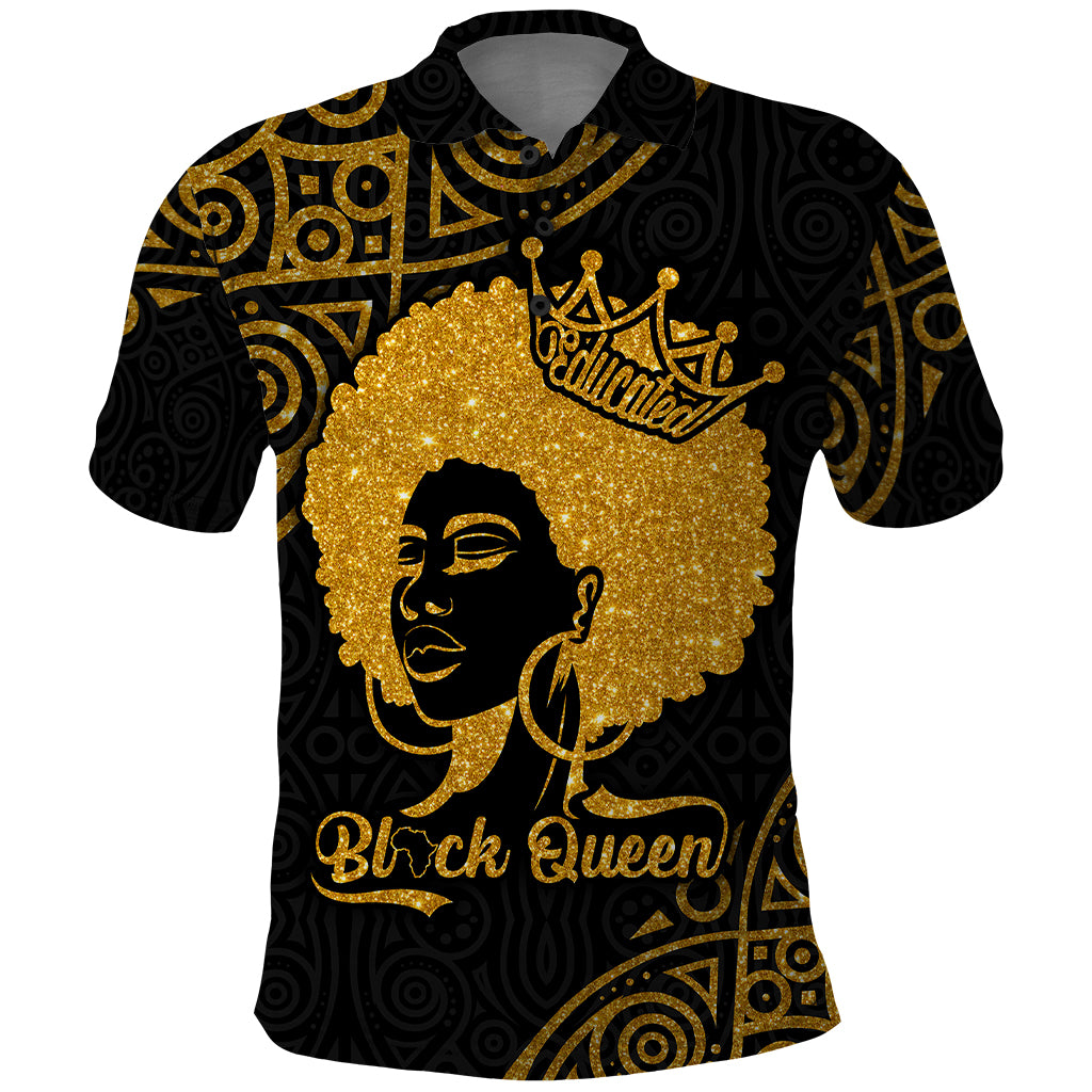 Educated Black Queen Polo Shirt African Women - Wonder Print Shop