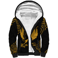 Educated Black Queen Sherpa Hoodie African Women - Wonder Print Shop