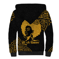 Educated Black Queen Sherpa Hoodie African Women - Wonder Print Shop