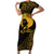 Educated Black Queen Short Sleeve Bodycon Dress African Women - Wonder Print Shop