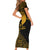 Educated Black Queen Short Sleeve Bodycon Dress African Women - Wonder Print Shop