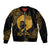 Educated Black Queen Sleeve Zip Bomber Jacket African Women - Wonder Print Shop