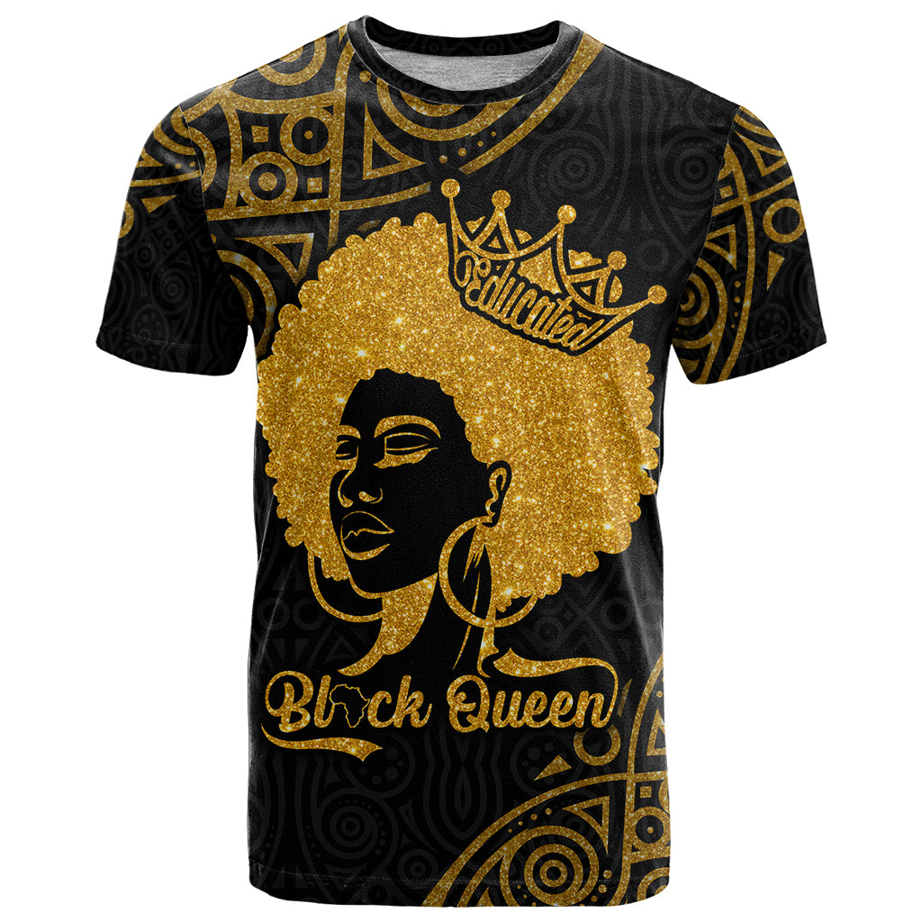 Educated Black Queen T Shirt African Women - Wonder Print Shop