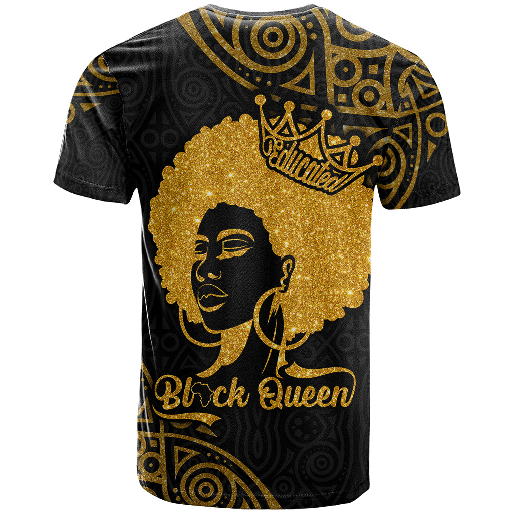 Educated Black Queen T Shirt African Women - Wonder Print Shop