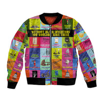 Black Inventions Bomber Jacket African-American Inventors - Wonder Print Shop