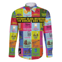 Black Inventions Family Matching Long Sleeve Bodycon Dress and Hawaiian Shirt African-American Inventors - Wonder Print Shop