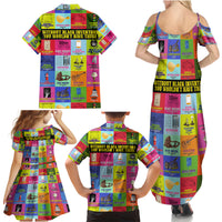 Black Inventions Family Matching Summer Maxi Dress and Hawaiian Shirt African-American Inventors - Wonder Print Shop