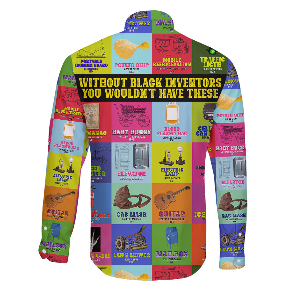 Black Inventions Family Matching Summer Maxi Dress and Hawaiian Shirt African-American Inventors - Wonder Print Shop