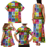 Black Inventions Family Matching Tank Maxi Dress and Hawaiian Shirt African-American Inventors - Wonder Print Shop