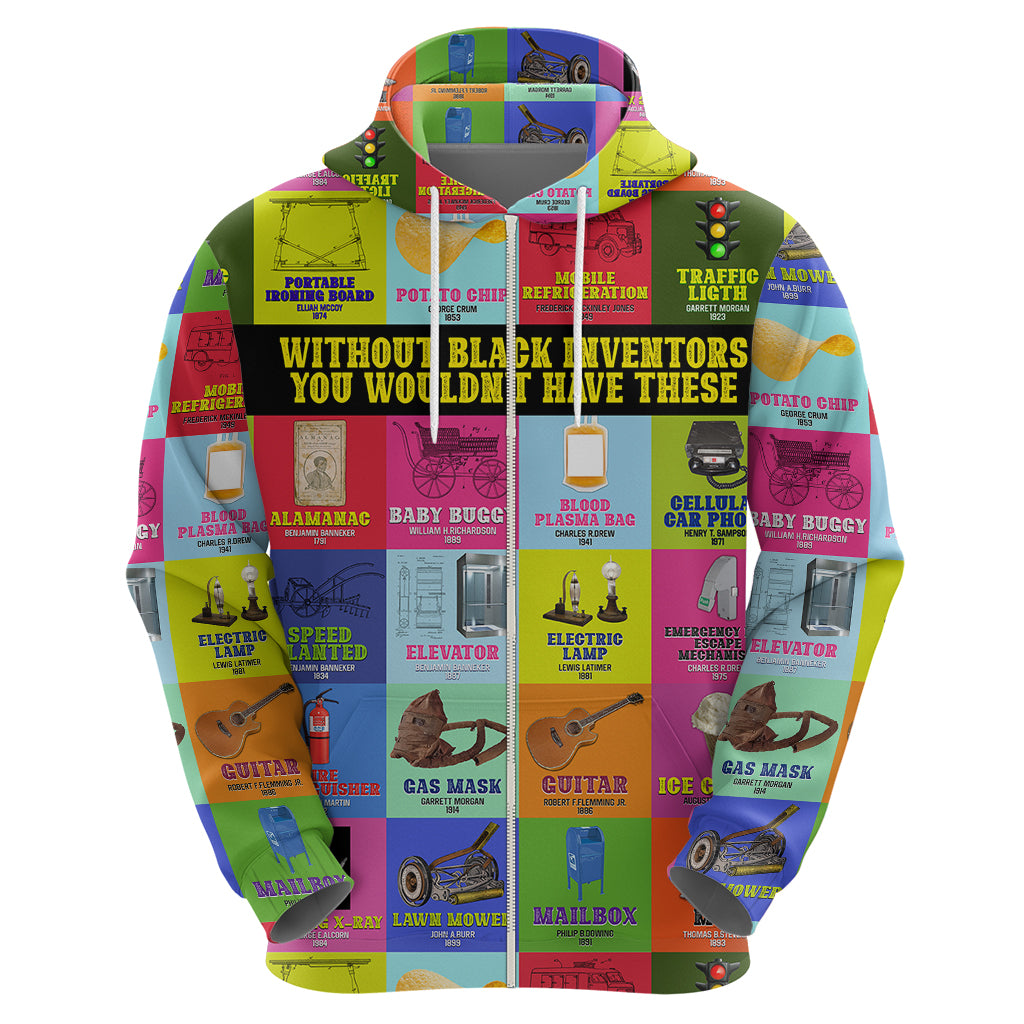 Black Inventions Hoodie African-American Inventors - Wonder Print Shop