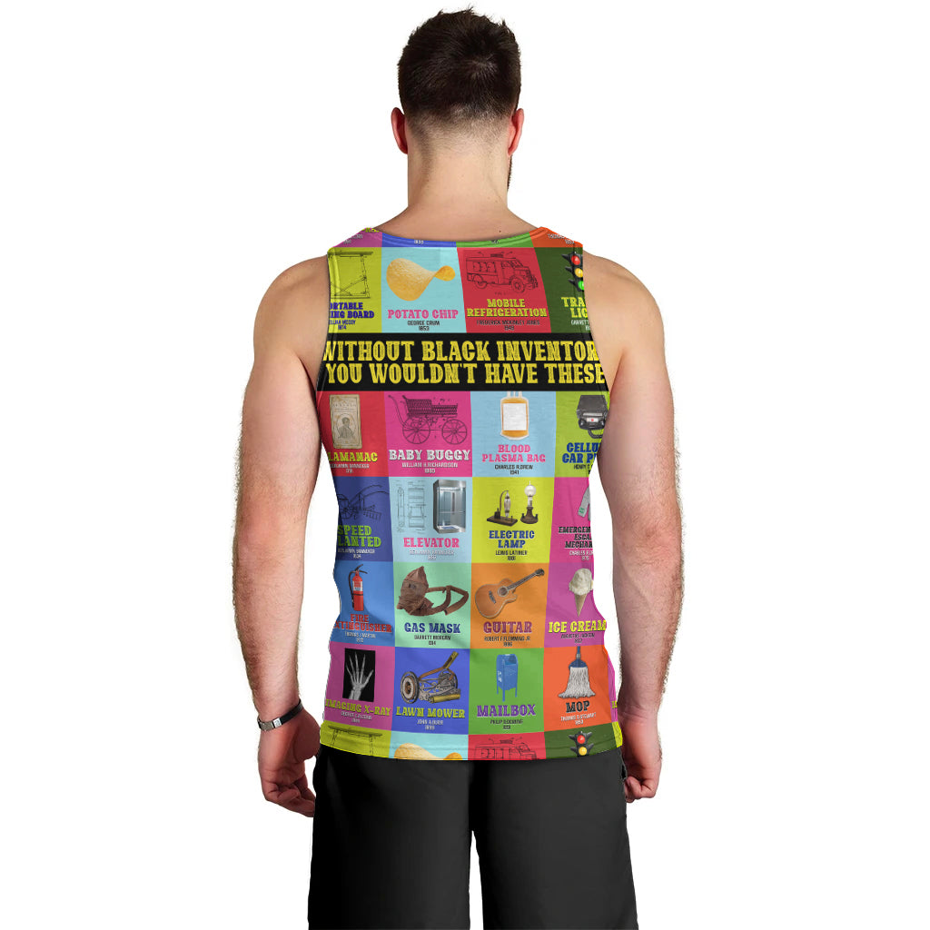 Black Inventions Men Tank Top African-American Inventors - Wonder Print Shop