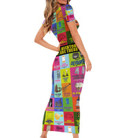 Black Inventions Short Sleeve Bodycon Dress African-American Inventors - Wonder Print Shop