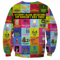 Black Inventions Sweatshirt African-American Inventors - Wonder Print Shop