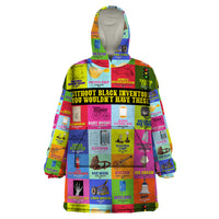 Black Inventions Wearable Blanket Hoodie African-American Inventors - Wonder Print Shop