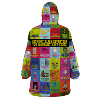 Black Inventions Wearable Blanket Hoodie African-American Inventors - Wonder Print Shop