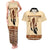 Black Father Couples Matching Tank Maxi Dress and Hawaiian Shirt African Father with Son and Daughter - Wonder Print Shop