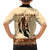 Black Father Family Matching Long Sleeve Bodycon Dress and Hawaiian Shirt African Father with Son and Daughter - Wonder Print Shop