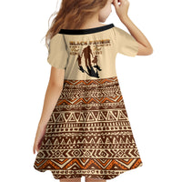 Black Father Family Matching Long Sleeve Bodycon Dress and Hawaiian Shirt African Father with Son and Daughter - Wonder Print Shop