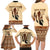 Black Father Family Matching Long Sleeve Bodycon Dress and Hawaiian Shirt African Father with Son and Daughter - Wonder Print Shop