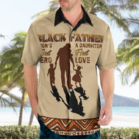 Black Father Hawaiian Shirt African Father with Son and Daughter - Wonder Print Shop