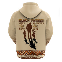Black Father Hoodie African Father with Son and Daughter - Wonder Print Shop