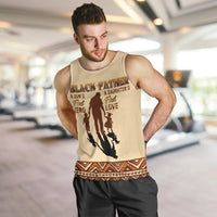 Black Father Men Tank Top African Father with Son and Daughter - Wonder Print Shop