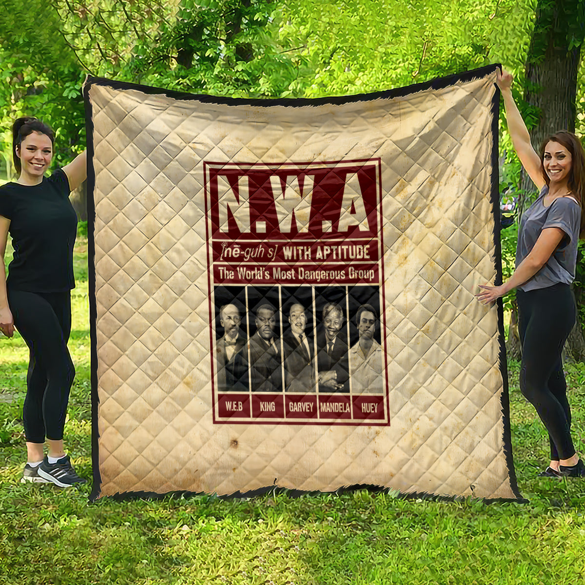 The World's Most Dangerous Group Quilt - Wonder Print Shop