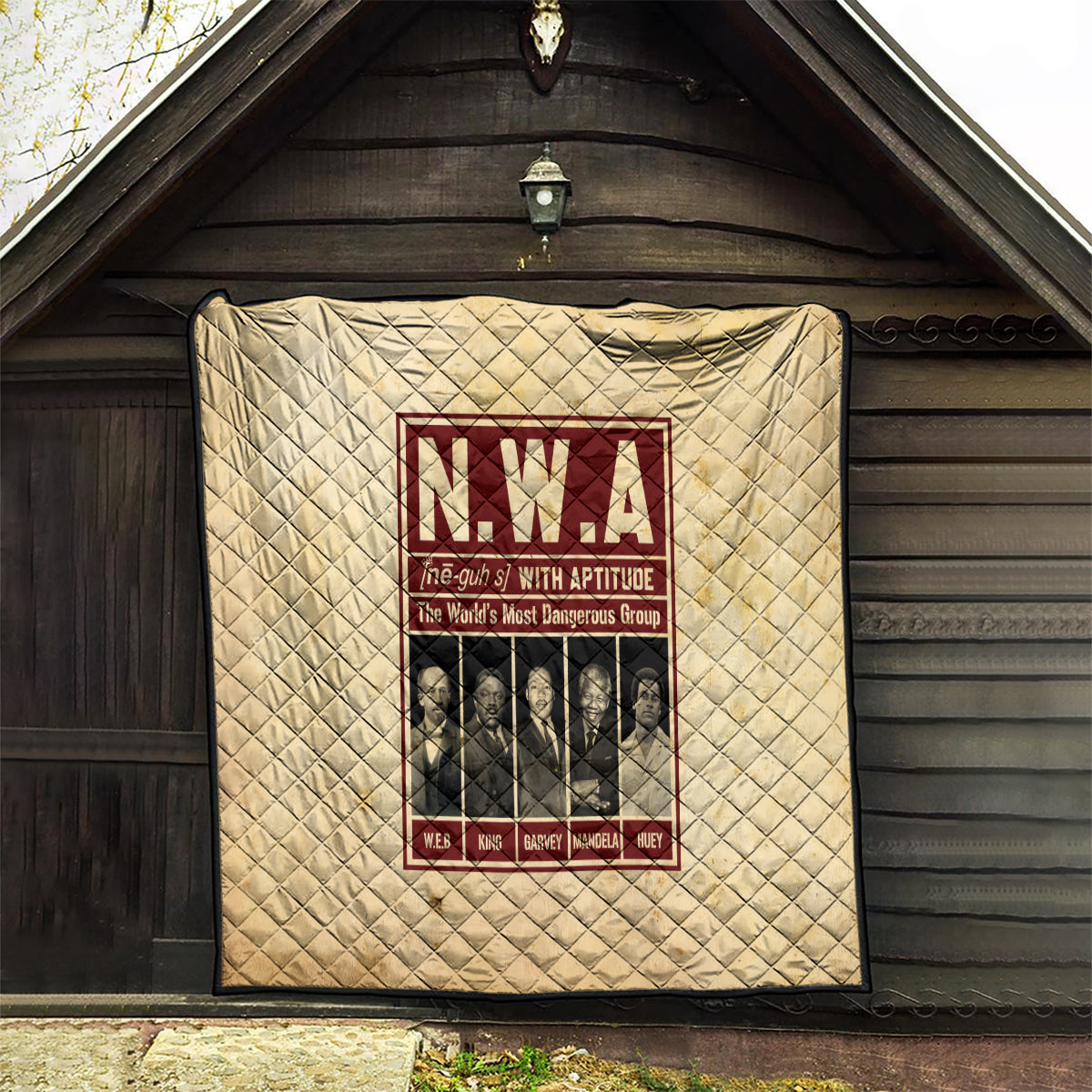 The World's Most Dangerous Group Quilt - Wonder Print Shop