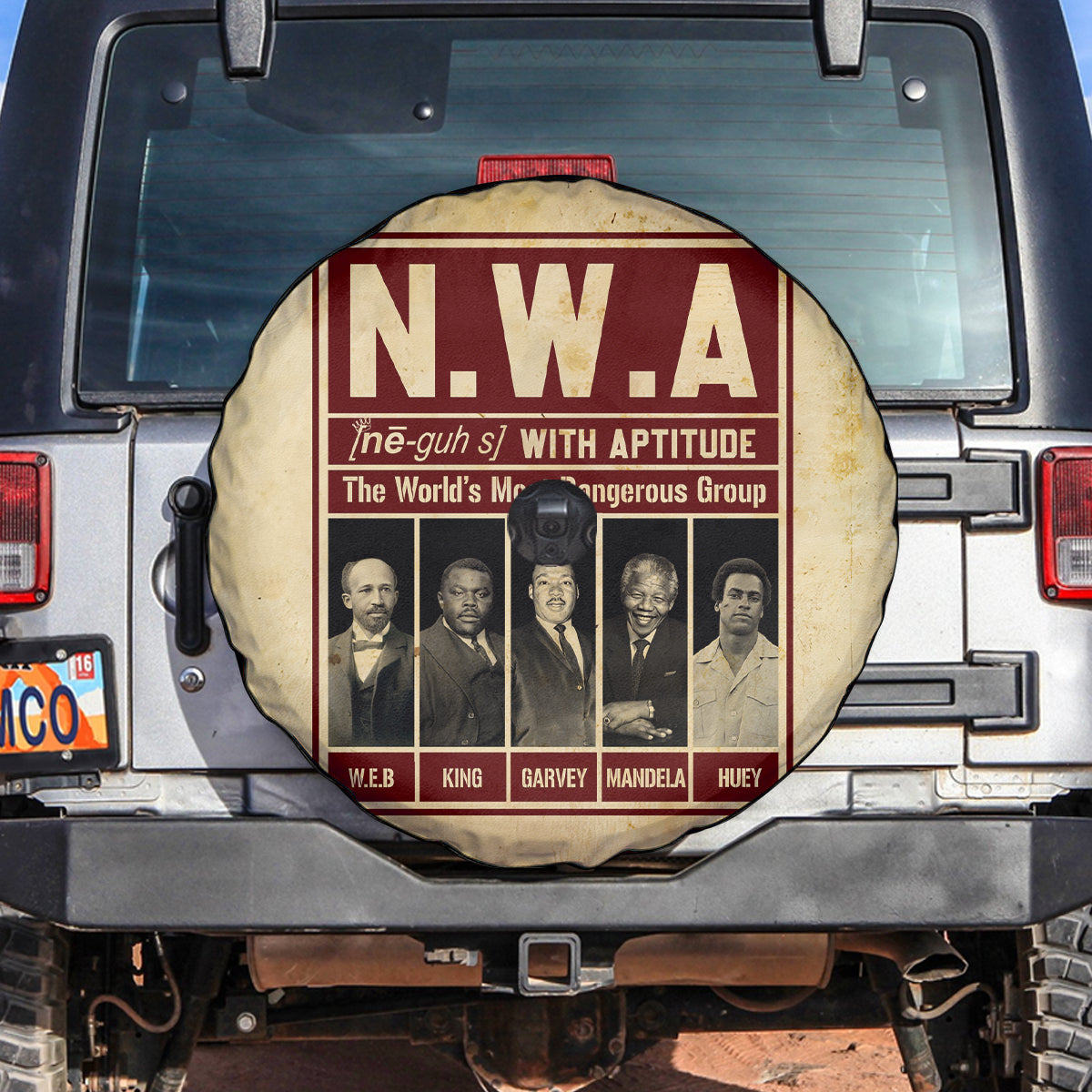 The World's Most Dangerous Group Spare Tire Cover - Wonder Print Shop