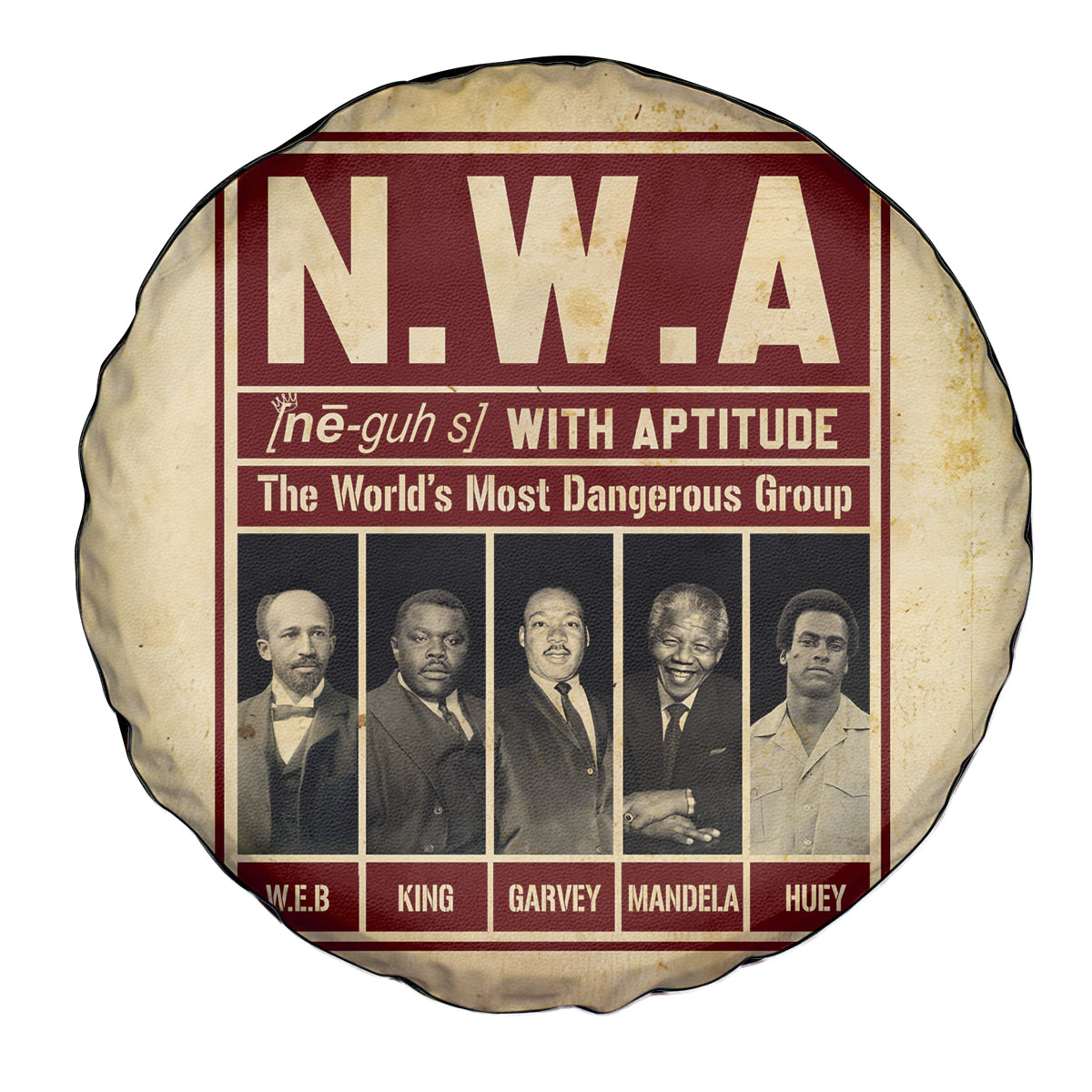 The World's Most Dangerous Group Spare Tire Cover - Wonder Print Shop