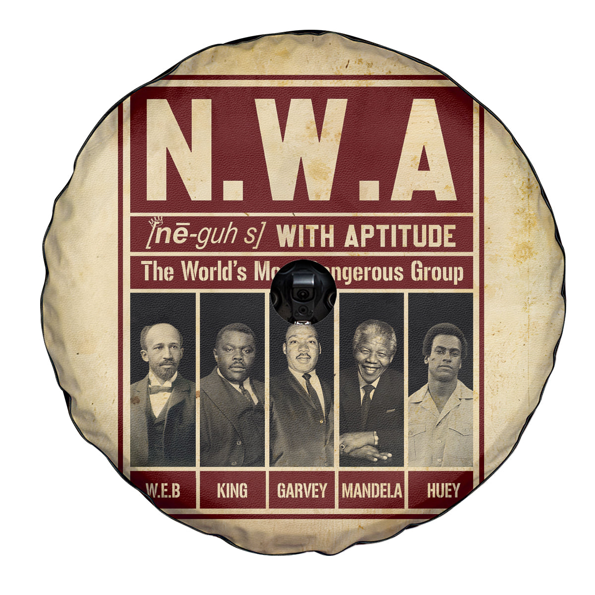 The World's Most Dangerous Group Spare Tire Cover - Wonder Print Shop
