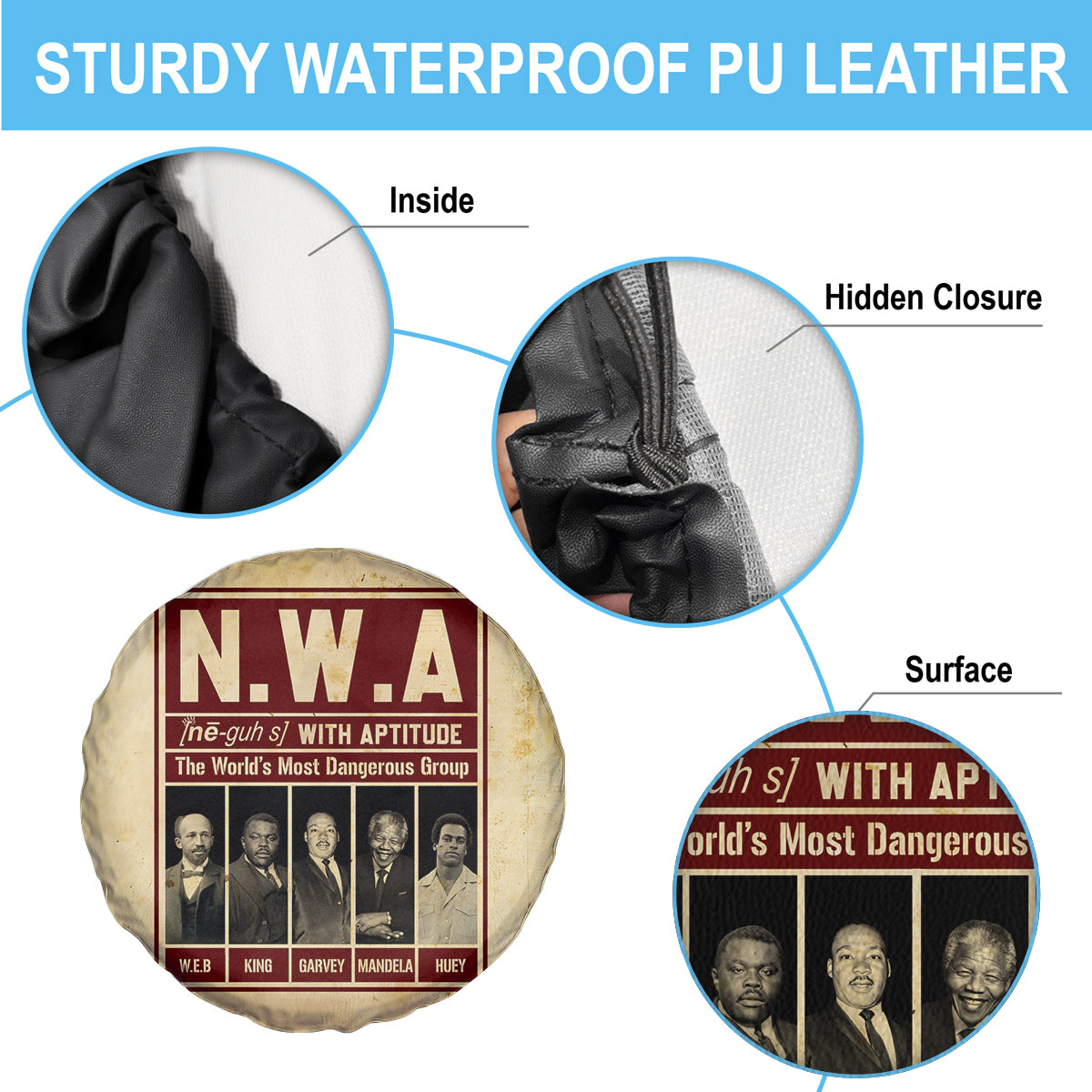 The World's Most Dangerous Group Spare Tire Cover - Wonder Print Shop