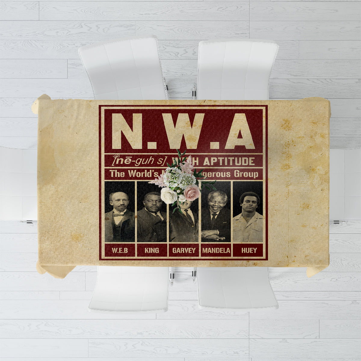 The World's Most Dangerous Group Tablecloth - Wonder Print Shop