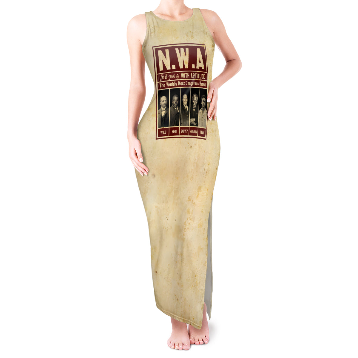 The World's Most Dangerous Group Tank Maxi Dress - Wonder Print Shop