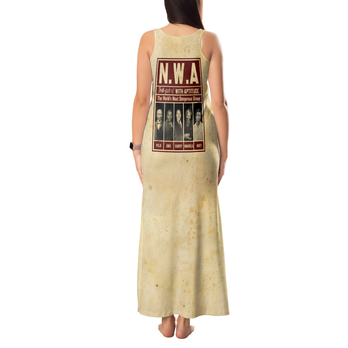 The World's Most Dangerous Group Tank Maxi Dress - Wonder Print Shop