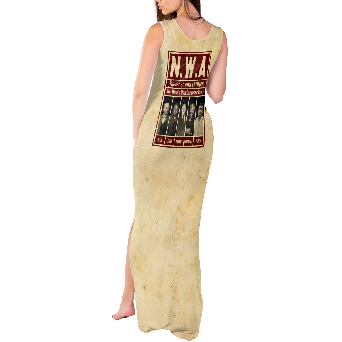 The World's Most Dangerous Group Tank Maxi Dress - Wonder Print Shop