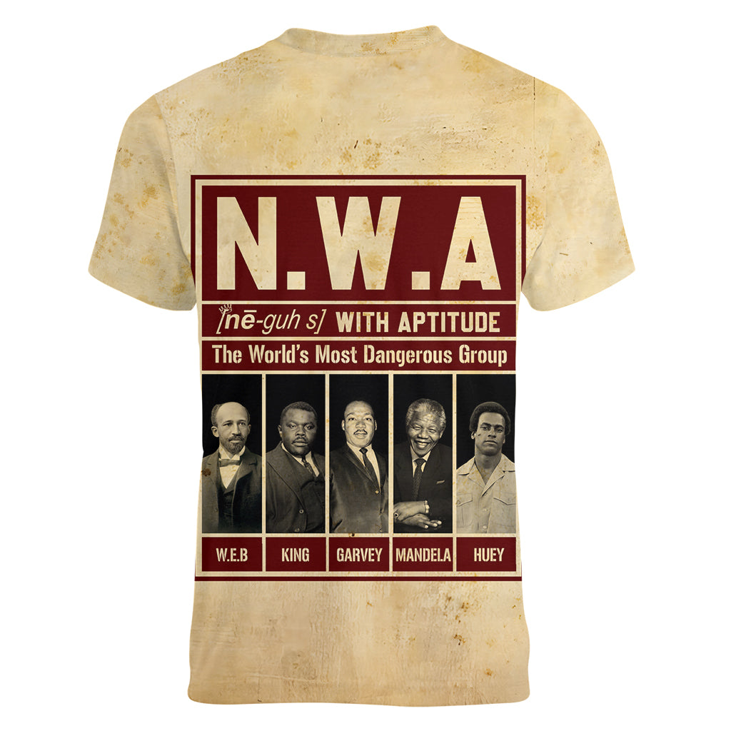 The World's Most Dangerous Group Women V Neck T Shirt - Wonder Print Shop