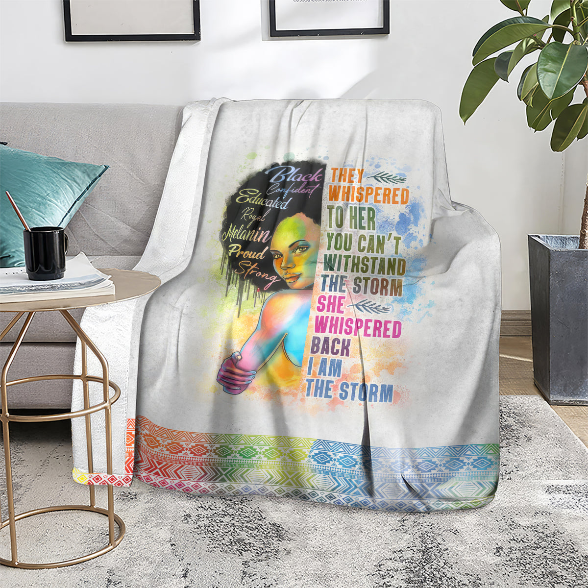 black-girl-i-am-the-storm-blanket-african-american-women