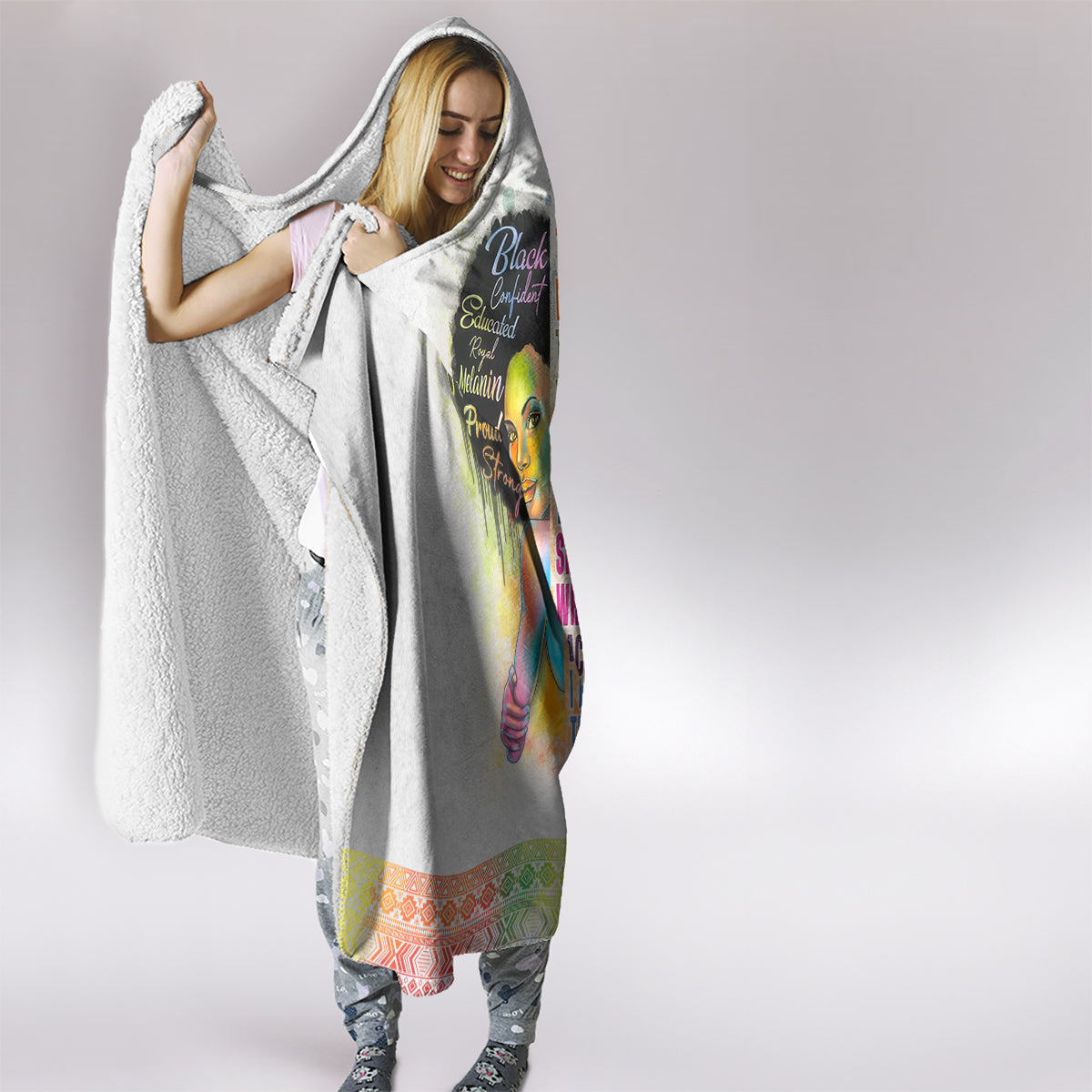 black-girl-i-am-the-storm-hooded-blanket-african-american-women