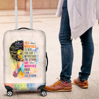 Black Girl I Am The Storm Luggage Cover African American Women - Wonder Print Shop