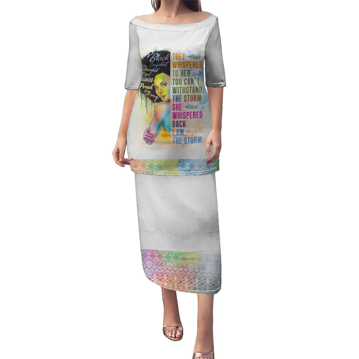 Black Girl I Am The Storm Puletasi African American Women - Wonder Print Shop